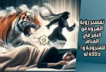 تفسير رؤية الهروب من النمر في المنام للمتزوجة و3 دلالات له