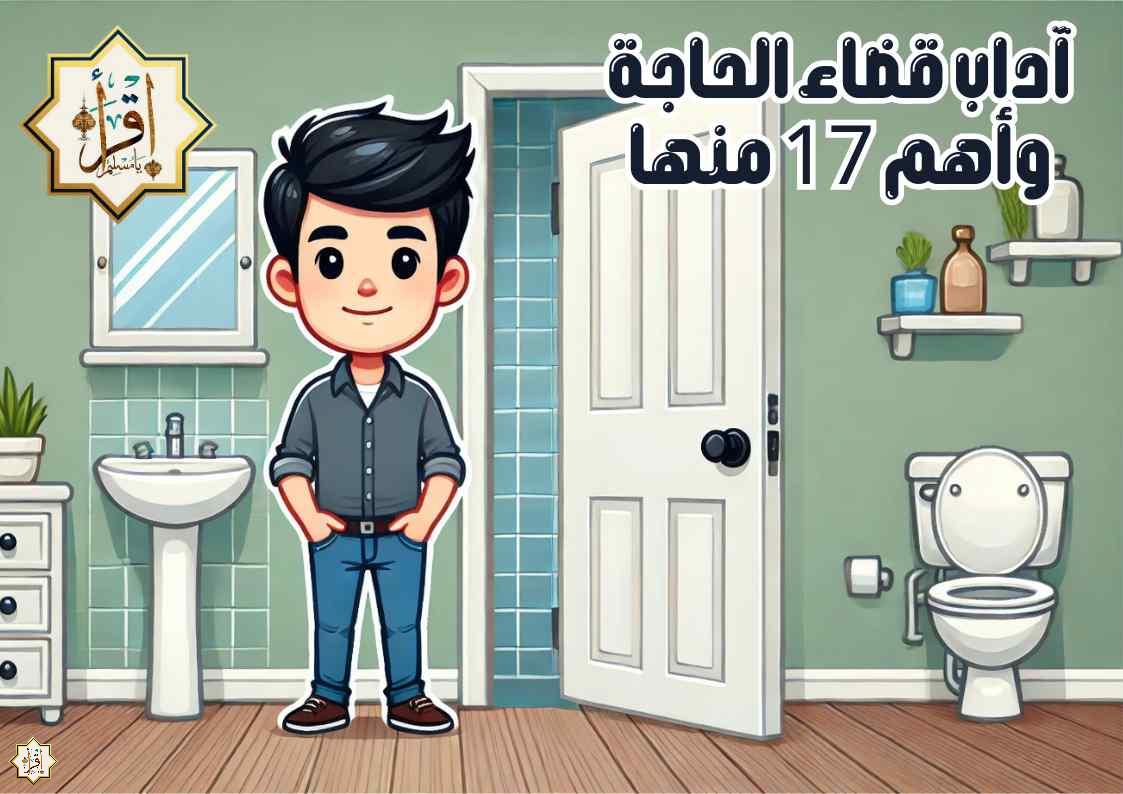 آداب قضاء الحاجة وأهم 17 منها